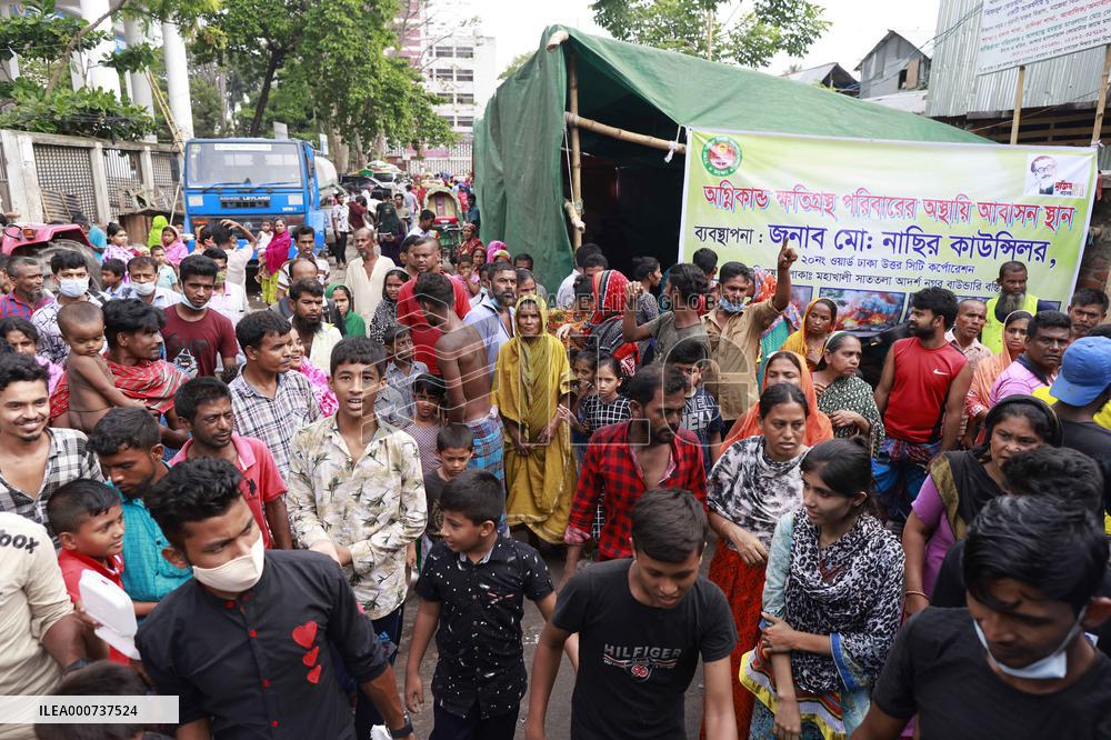Aftermath: Slum Fire in Dhaka
