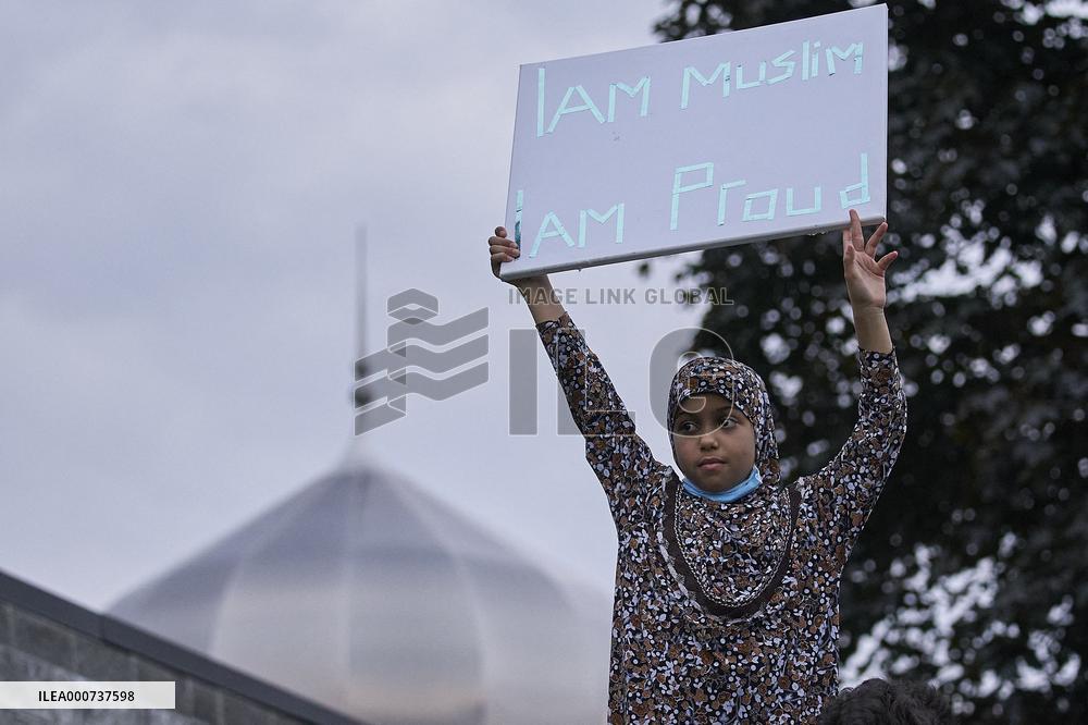 Tribute At The Scene Of Sunday's Hate-Motivated Vehicle Attack - Ontario