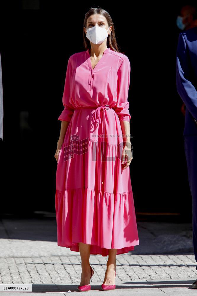 Royals At Luis García Berlanga Exhibition - Madrid