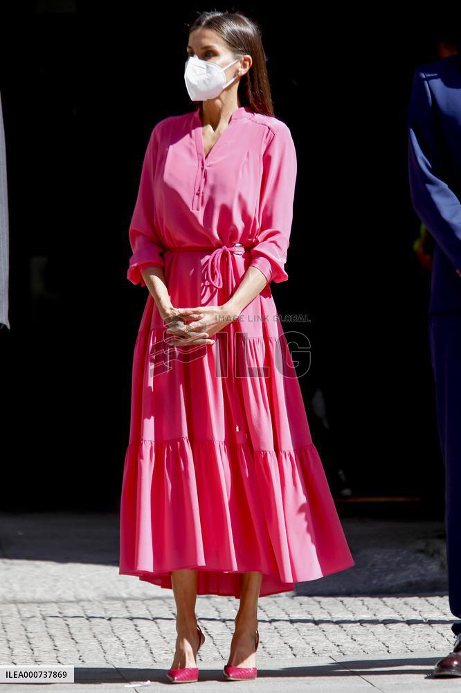 Royals At Luis García Berlanga Exhibition - Madrid