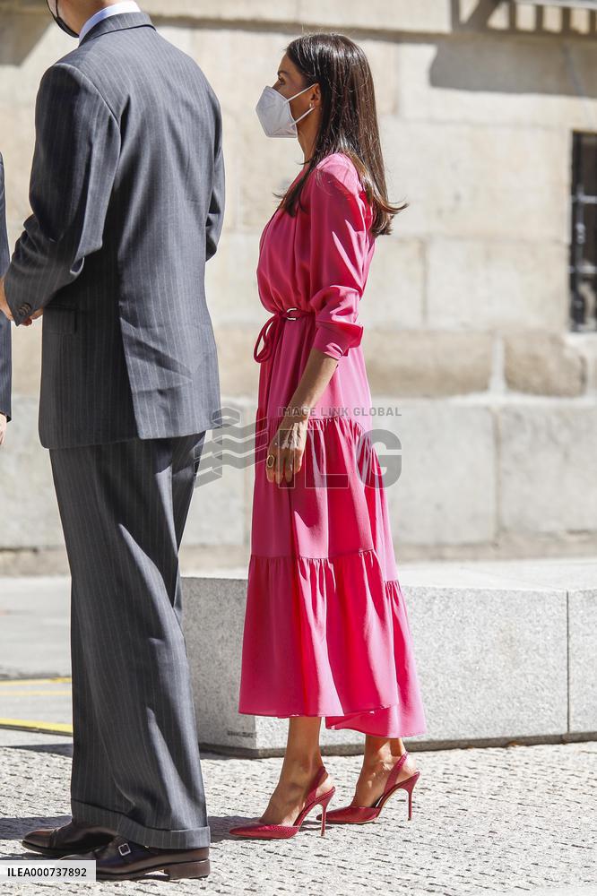 Royals At Luis García Berlanga Exhibition - Madrid