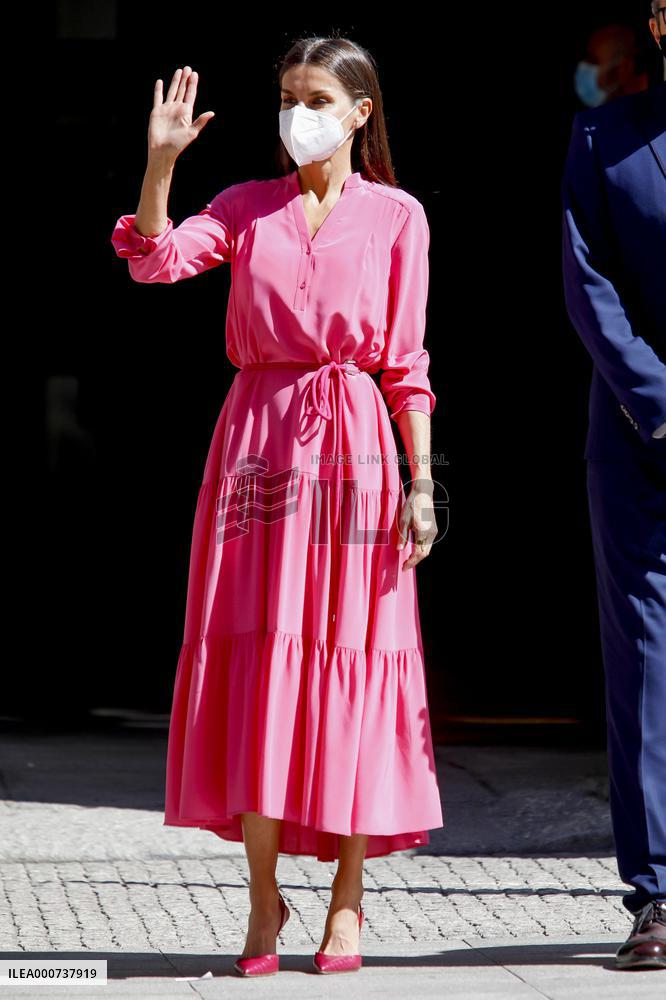 Royals At Luis García Berlanga Exhibition - Madrid