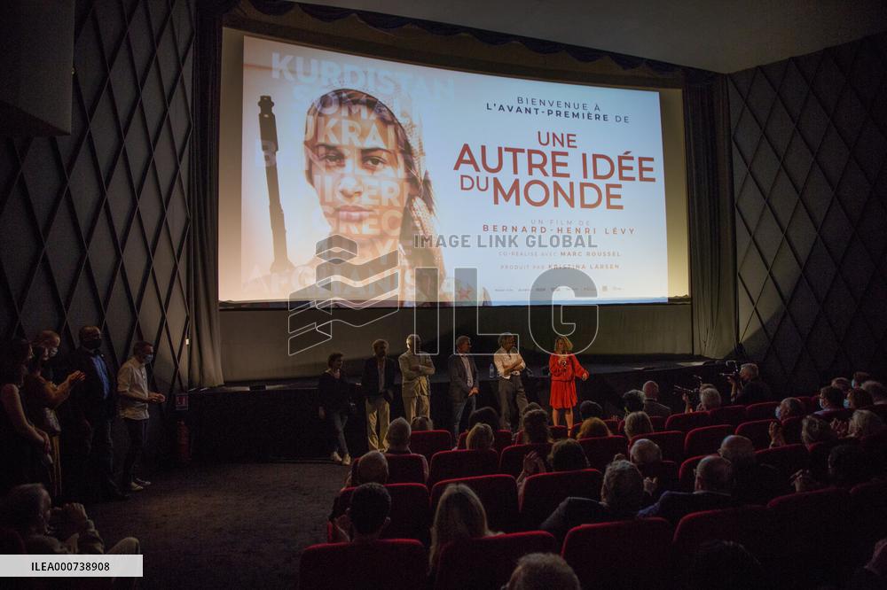 Une Autre Idee Du Monde Documentary Film Premiere Of Bernard Henri Levy