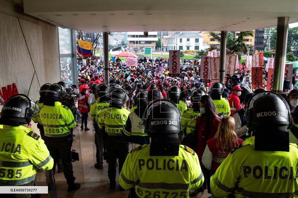 Anti-Government Protests In Colombia