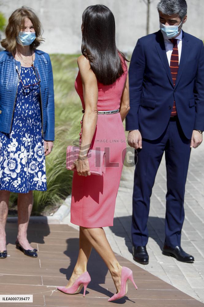 Queen Letizia At Ceremony of Santander WomenNOW 2021 - Madrid