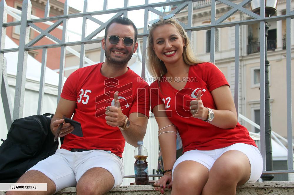 Euro 2020 - Turkey vs Italy - Supporters
