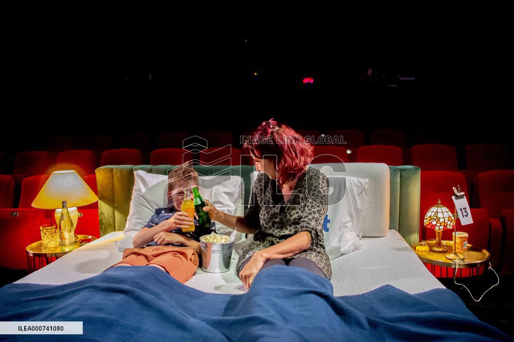 Opening of the first bed cinema - Amsterdam