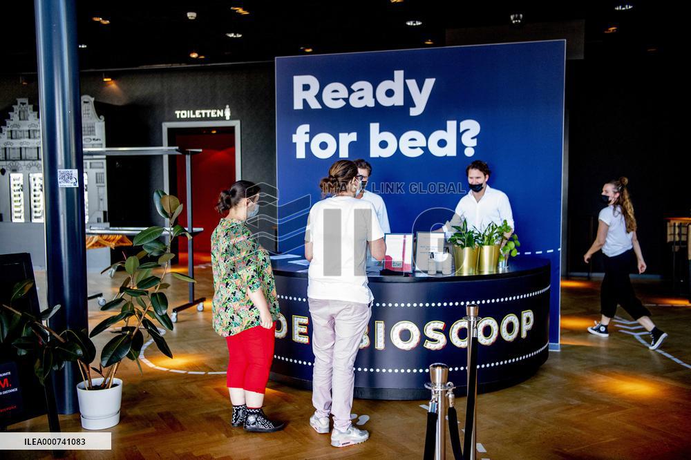 Opening of the first bed cinema - Amsterdam