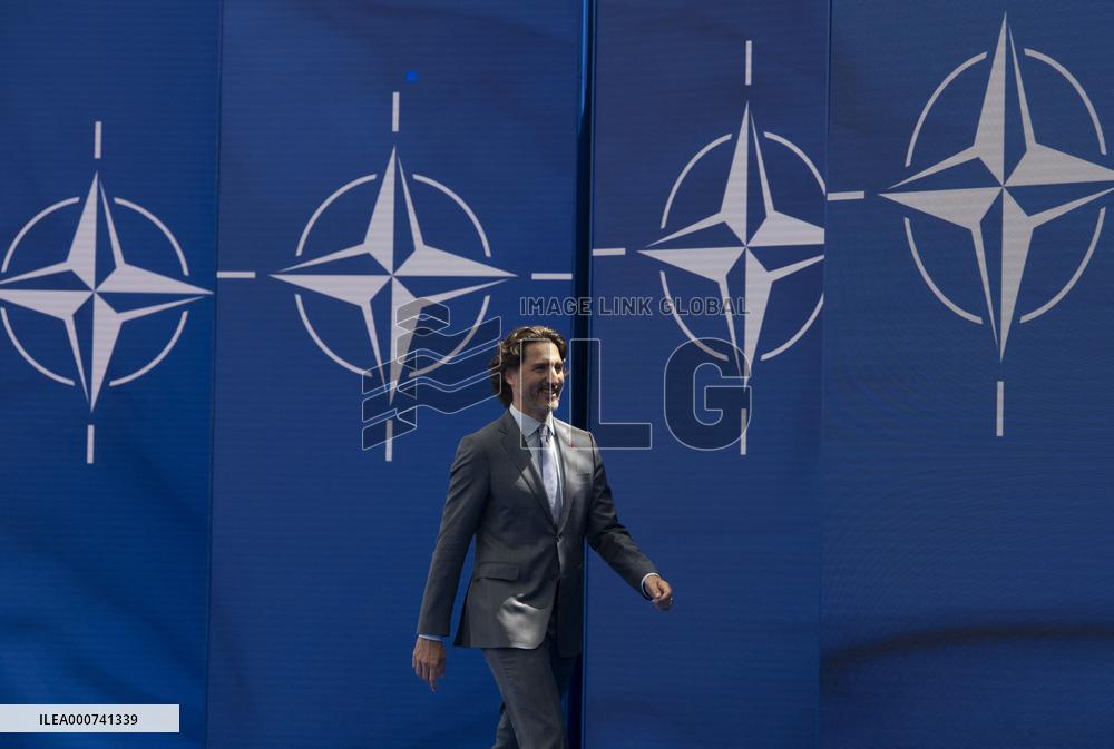 NATO Summit - Justin Trudeau and Jens Stoltenberg