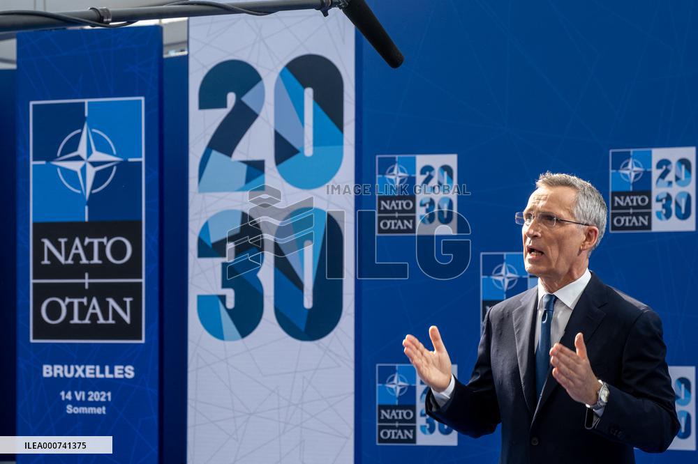NATO Summit - Secretary General Jens Stoltenber Brussels