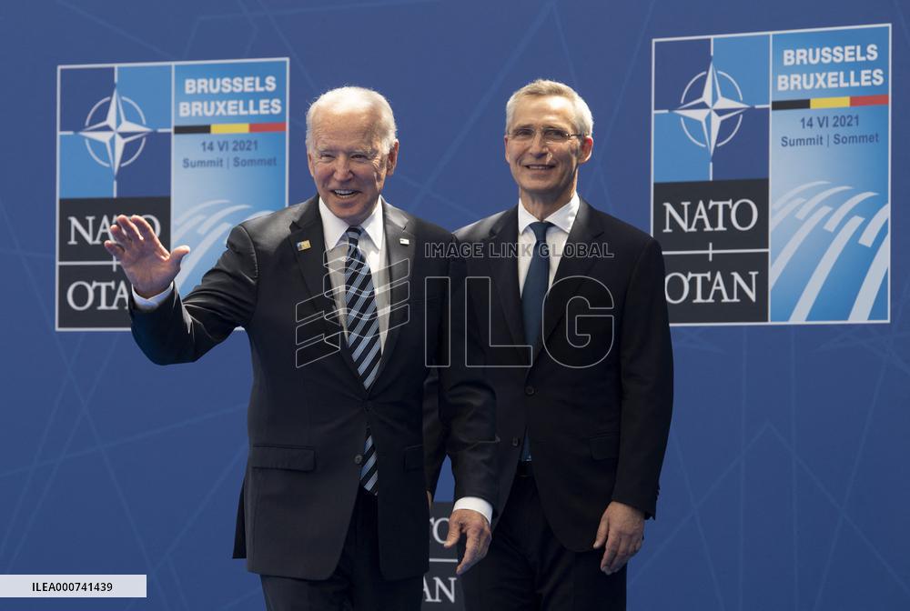 NATO Summit - Joe Biden and Jens Stoltenberg