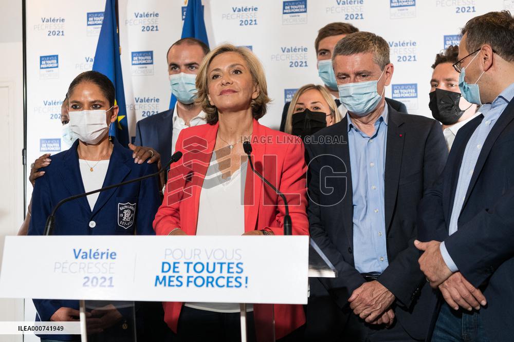 Pecresse Regional Elections Statement - Nanterre