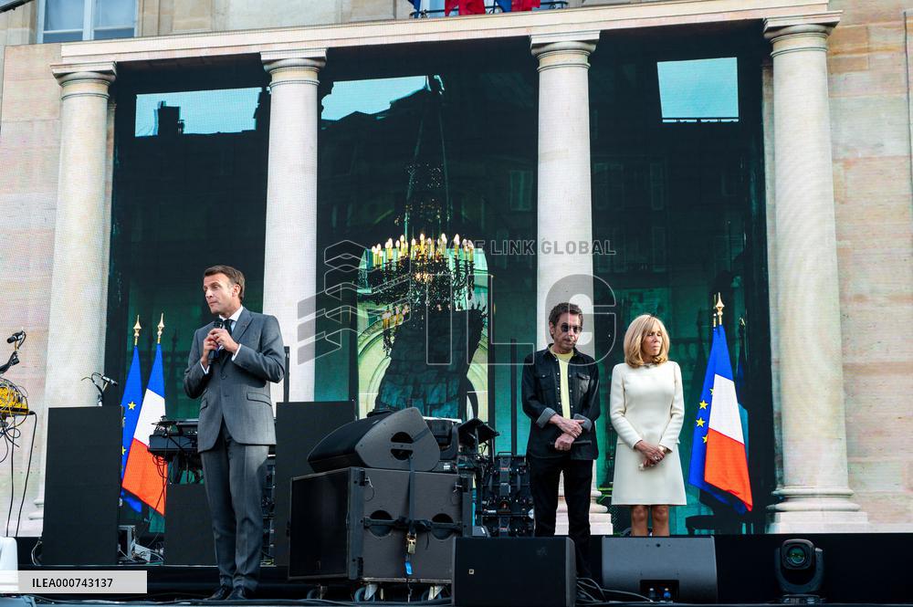 Fete de la Musique Concert at Elysee Palace - Paris