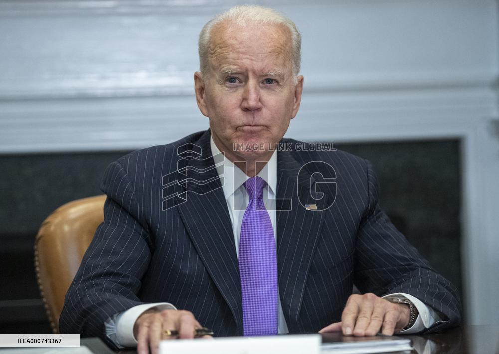 ★US President Joe Biden meets with FEMA Administrator Deanne Criswell and Homeland Security Advisor and Deputy National Securit