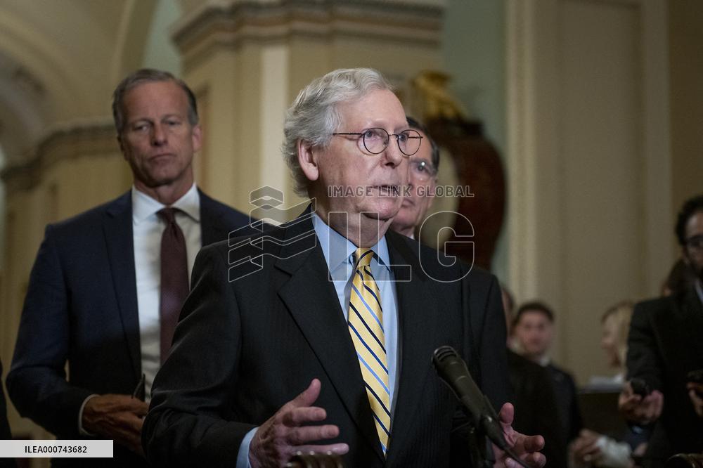 Senators Luncheon Press Conferences - Washington