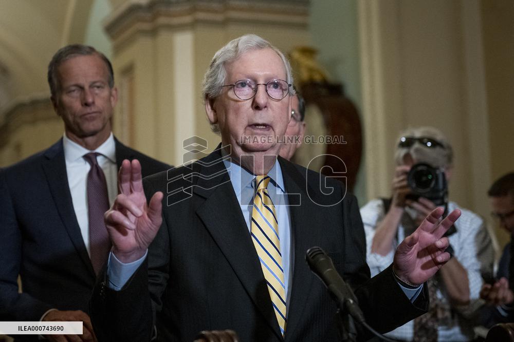 Senators Luncheon Press Conferences - Washington