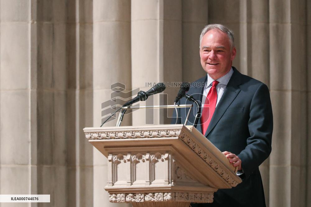 John Warner funeral service - Washington, DC