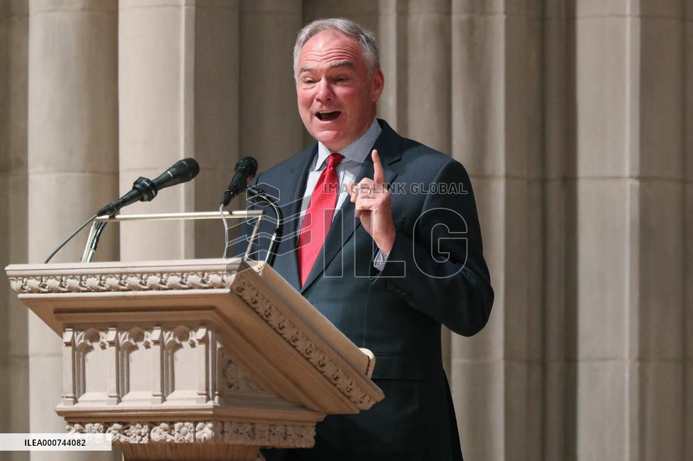 John Warner funeral service - Washington, DC