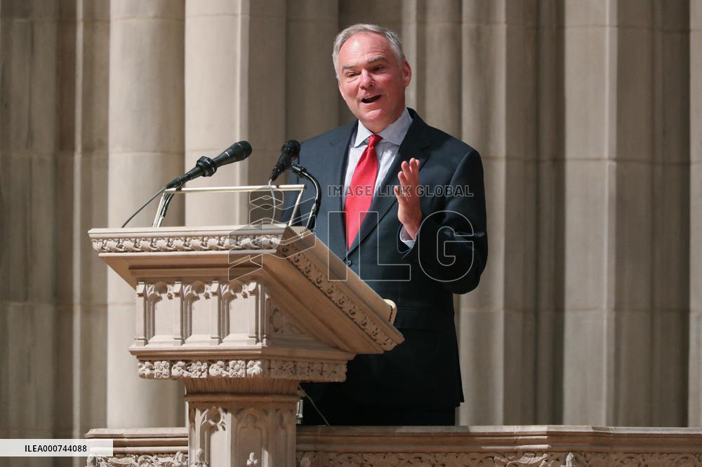 John Warner funeral service - Washington, DC