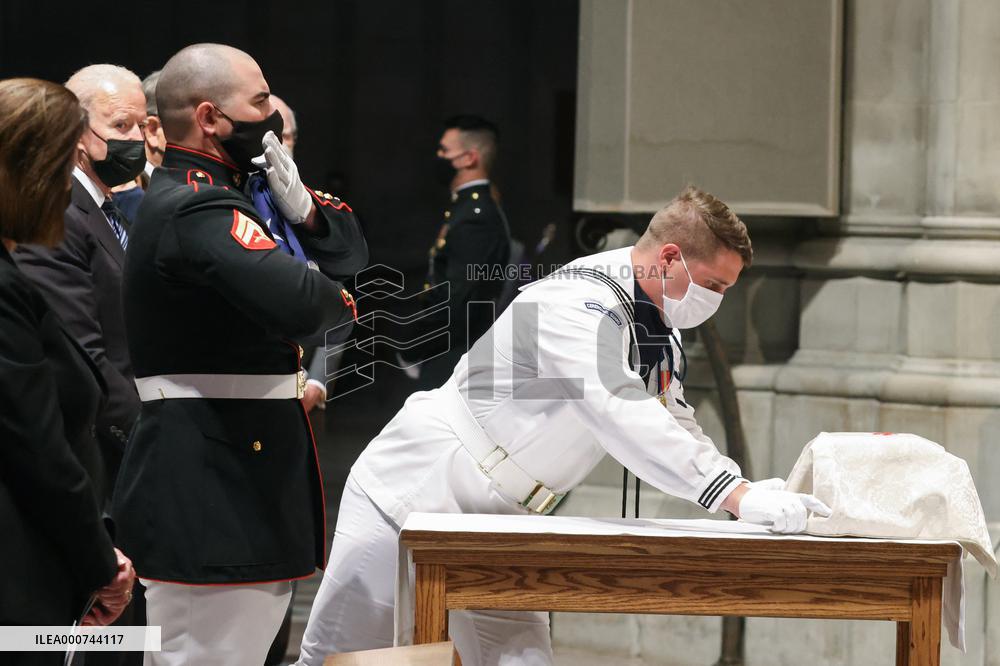 John Warner funeral service - Washington, DC