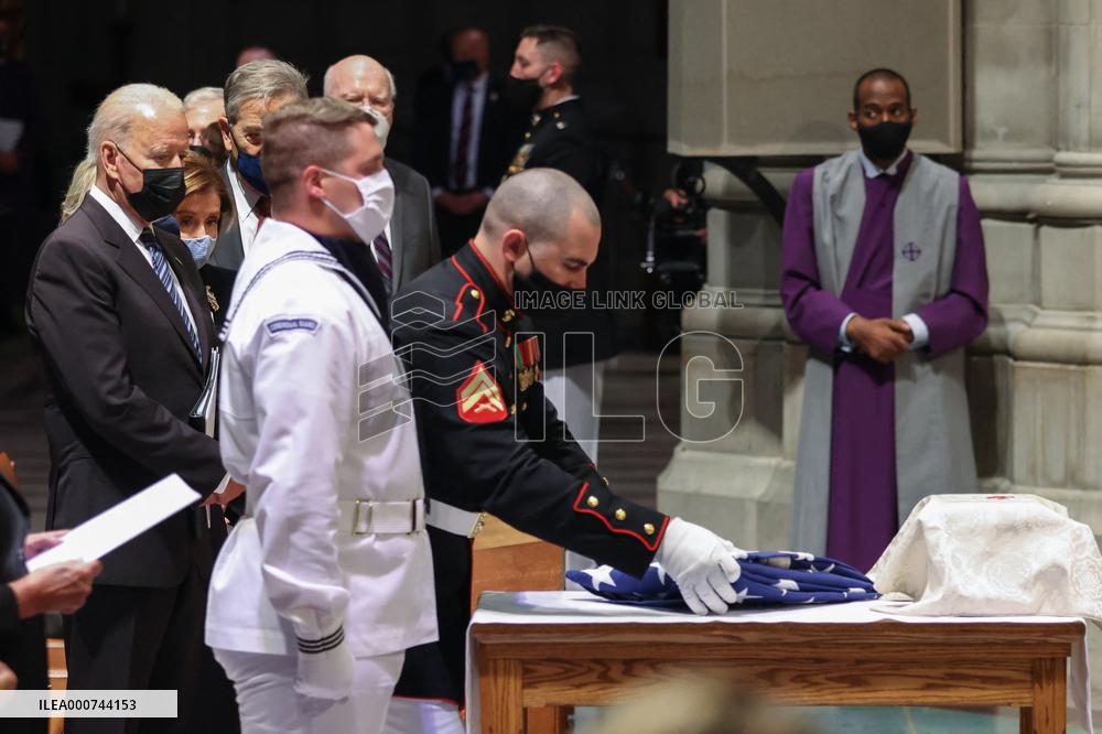 John Warner funeral service - Washington, DC