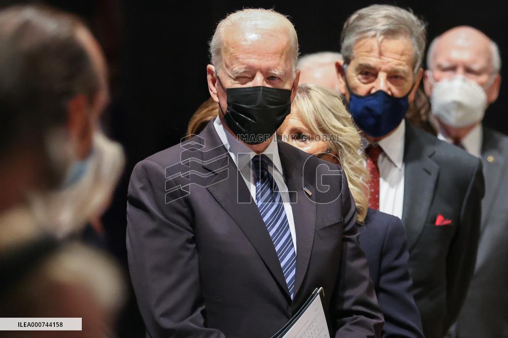 John Warner funeral service - Washington, DC