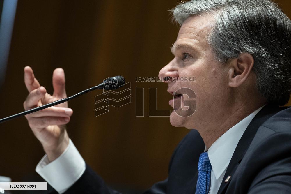 FBI Director Christopher Wray Hearing - Washington