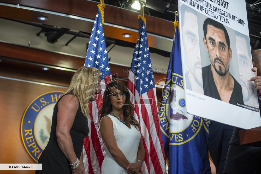 Lauren Boebert Holds Press Conference - Washington