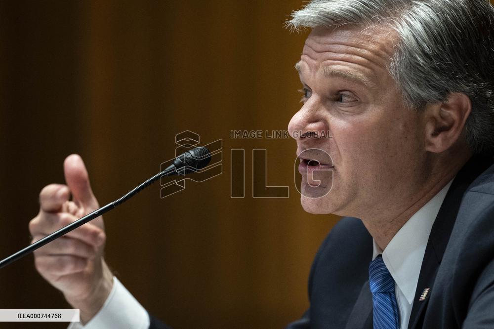 FBI Director Christopher Wray Hearing - Washington