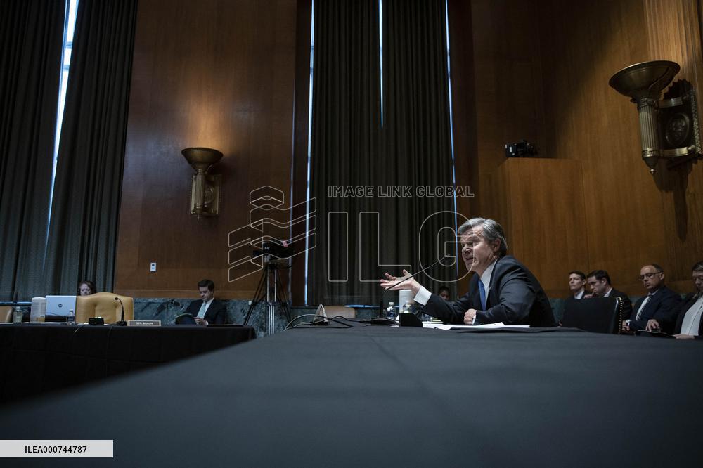 FBI Director Christopher Wray Hearing - Washington