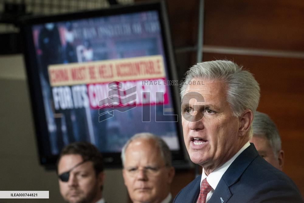 Kevin McCarthy Holds Press Conference - Washington