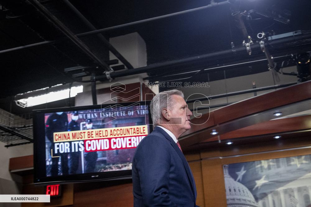 Kevin McCarthy Holds Press Conference - Washington