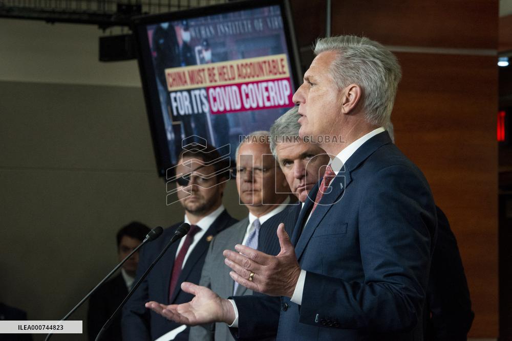 Kevin McCarthy Holds Press Conference - Washington