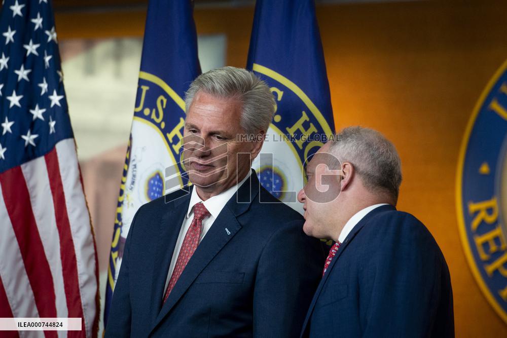 Kevin McCarthy Holds Press Conference - Washington