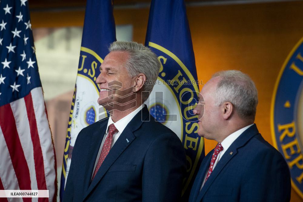 Kevin McCarthy Holds Press Conference - Washington