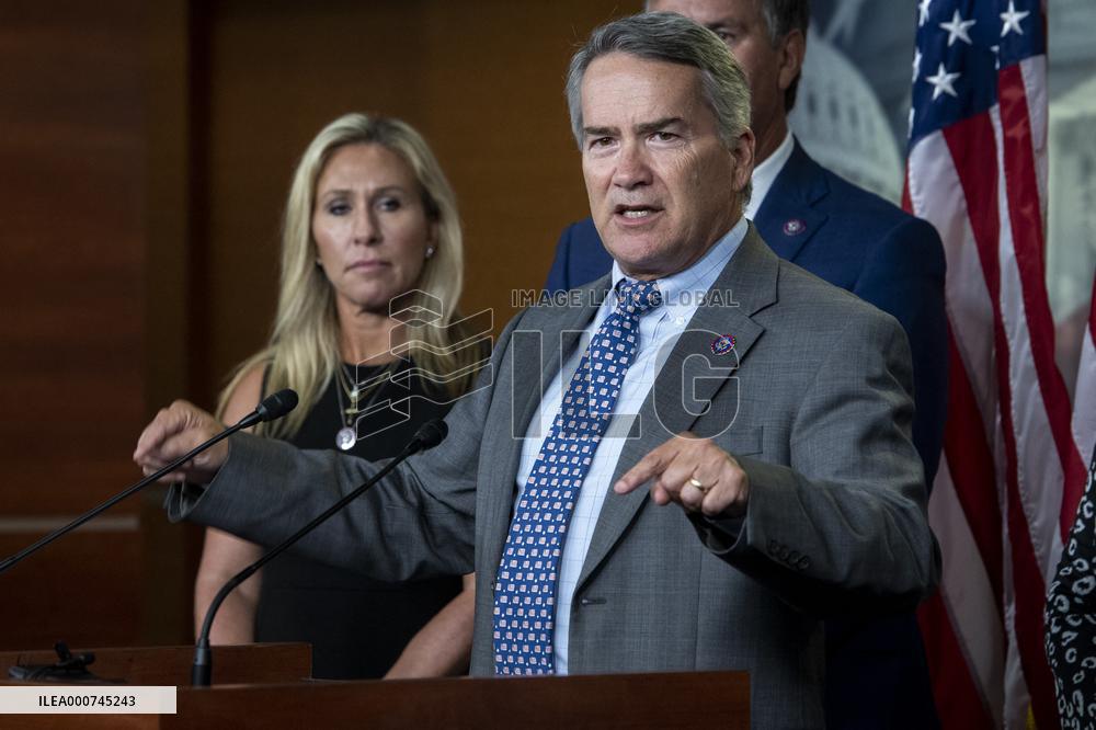 Lauren Boebert Holds Press Conference - Washington