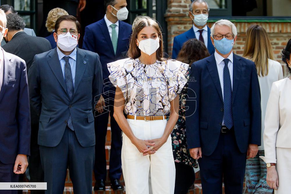 Queen Letiza Meeting With The Student Residence Board  - Madrid