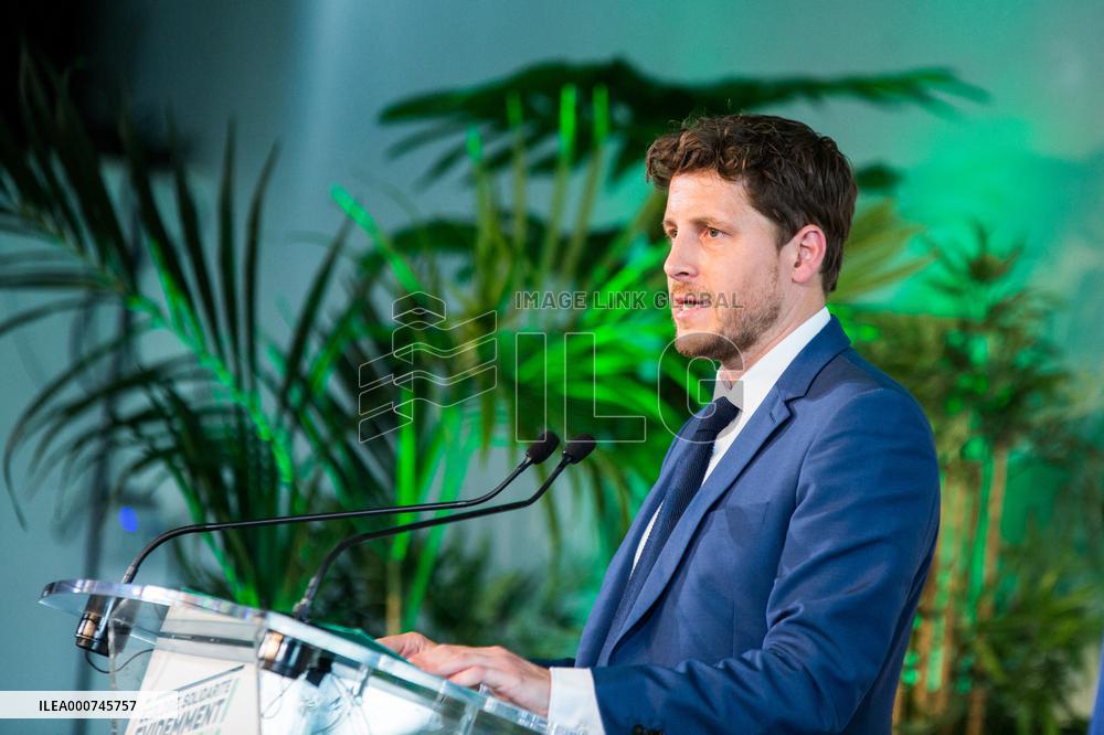 Julien Bayou Campaign Meeting After The First Round Of Regional Election