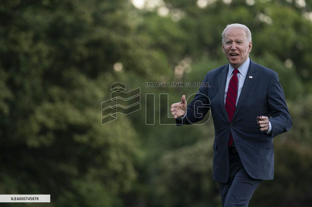 President Biden Arrives ot White House from North Carolina Trip