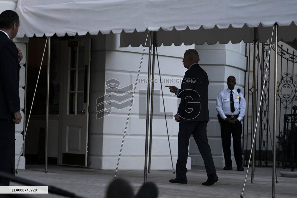 President Biden Arrives ot White House from North Carolina Trip