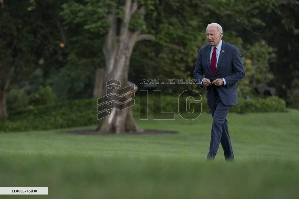 President Biden Arrives ot White House from North Carolina Trip
