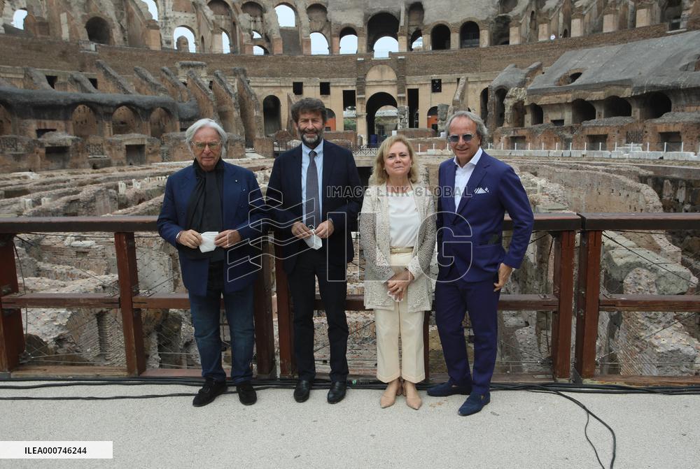 Presentation Of The Works Carried Out In The Hypogea Of The Colosseum - Rome