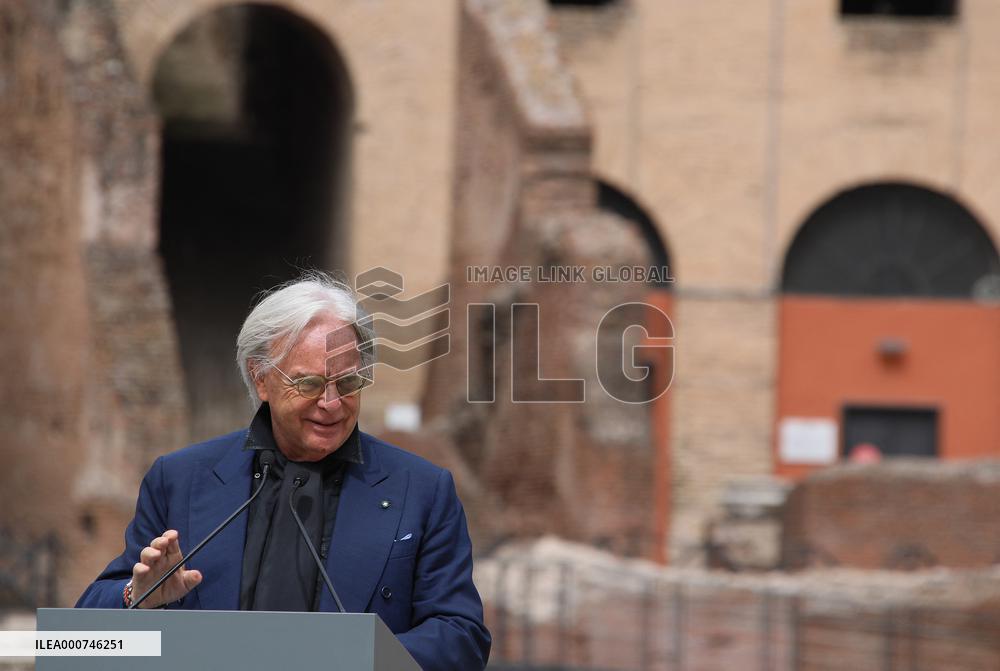 Presentation Of The Works Carried Out In The Hypogea Of The Colosseum - Rome