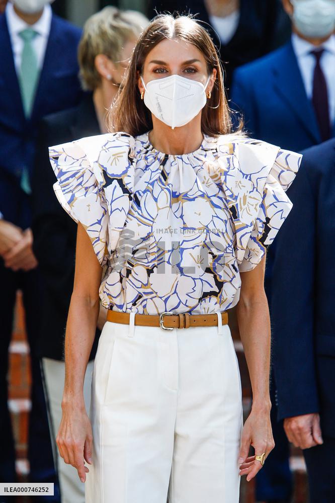 Queen Letiza Meeting With The Student Residence Board  - Madrid