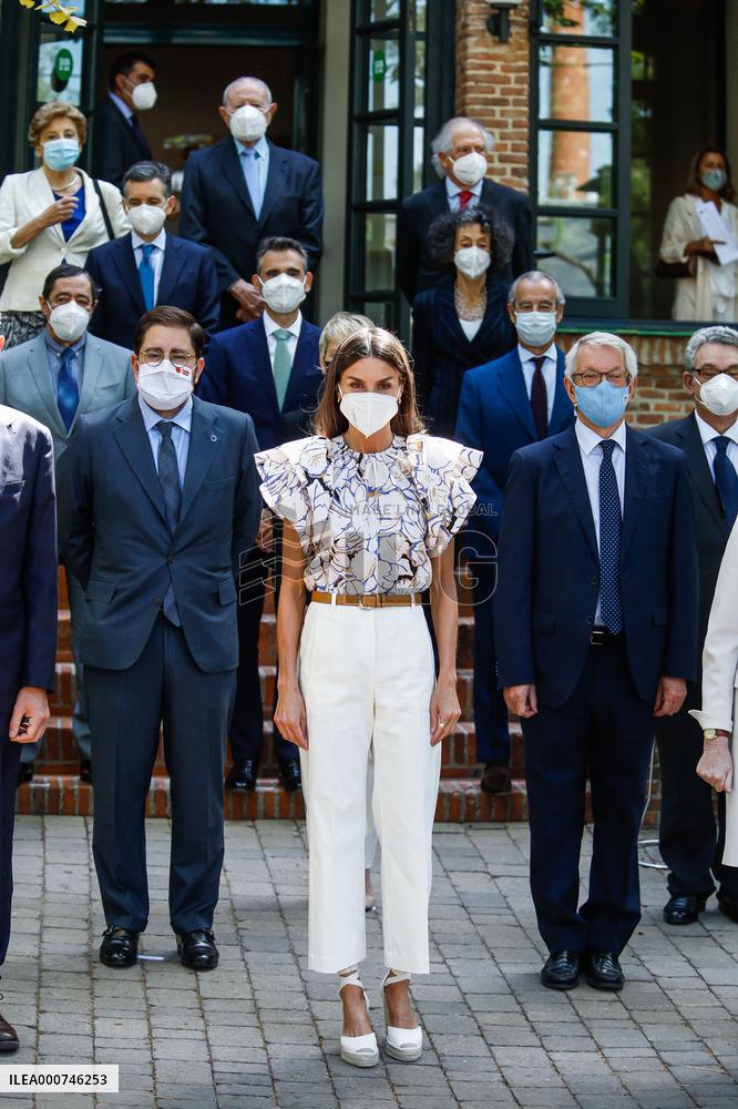 Queen Letiza Meeting With The Student Residence Board  - Madrid