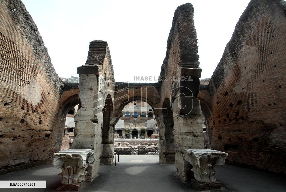 Presentation Of The Works Carried Out In The Hypogea Of The Colosseum - Rome