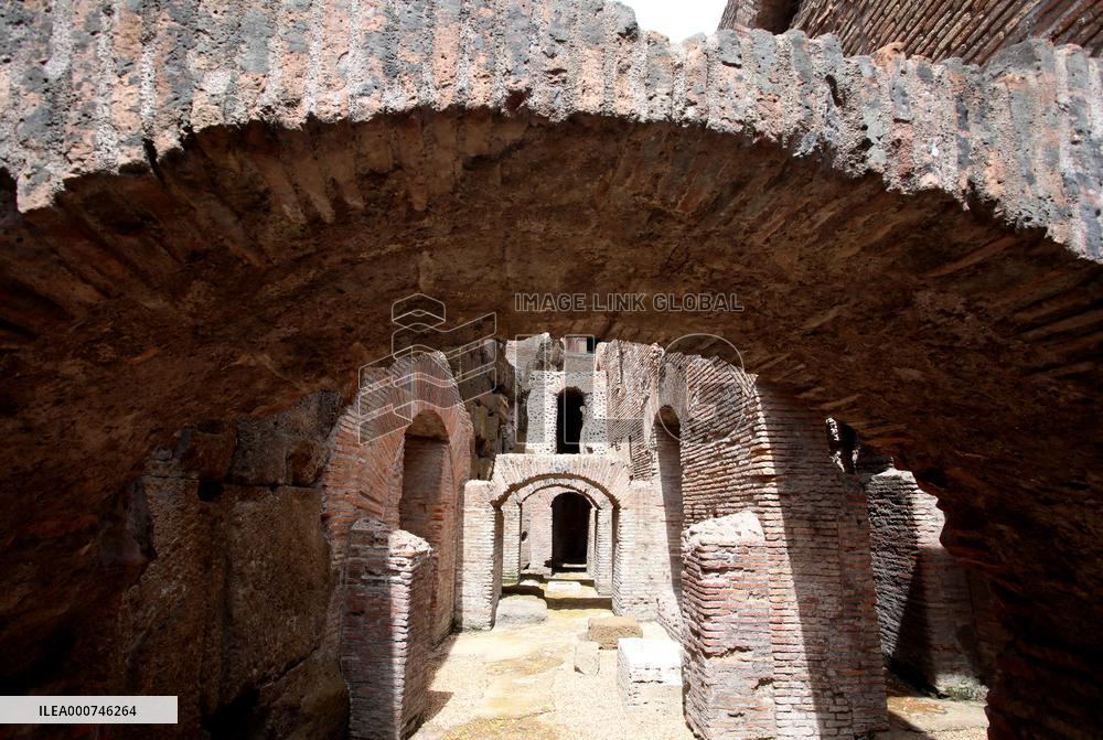 Presentation Of The Works Carried Out In The Hypogea Of The Colosseum - Rome