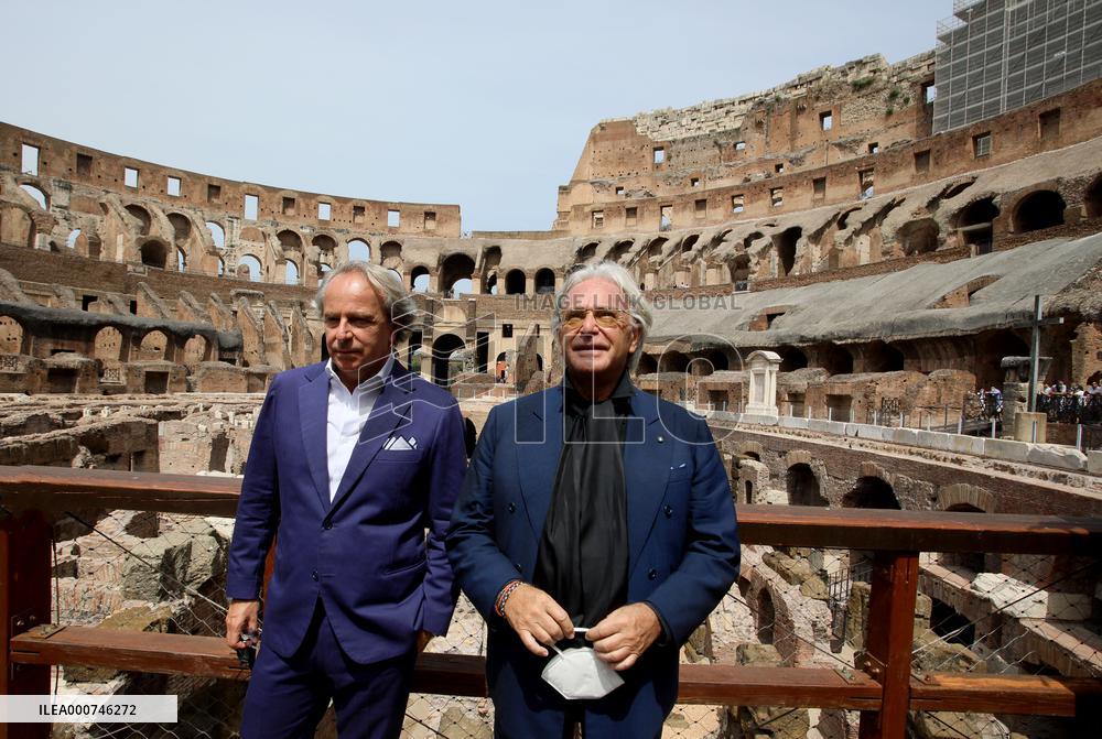 Presentation Of The Works Carried Out In The Hypogea Of The Colosseum - Rome