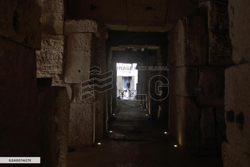 Presentation Of The Works Carried Out In The Hypogea Of The Colosseum - Rome