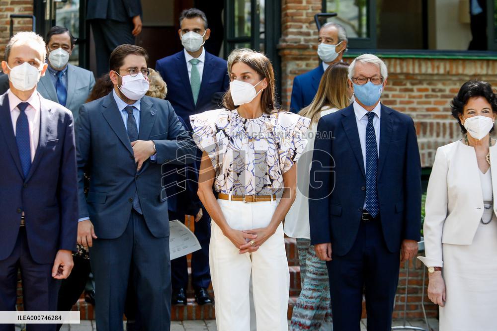 Queen Letiza Meeting With The Student Residence Board  - Madrid